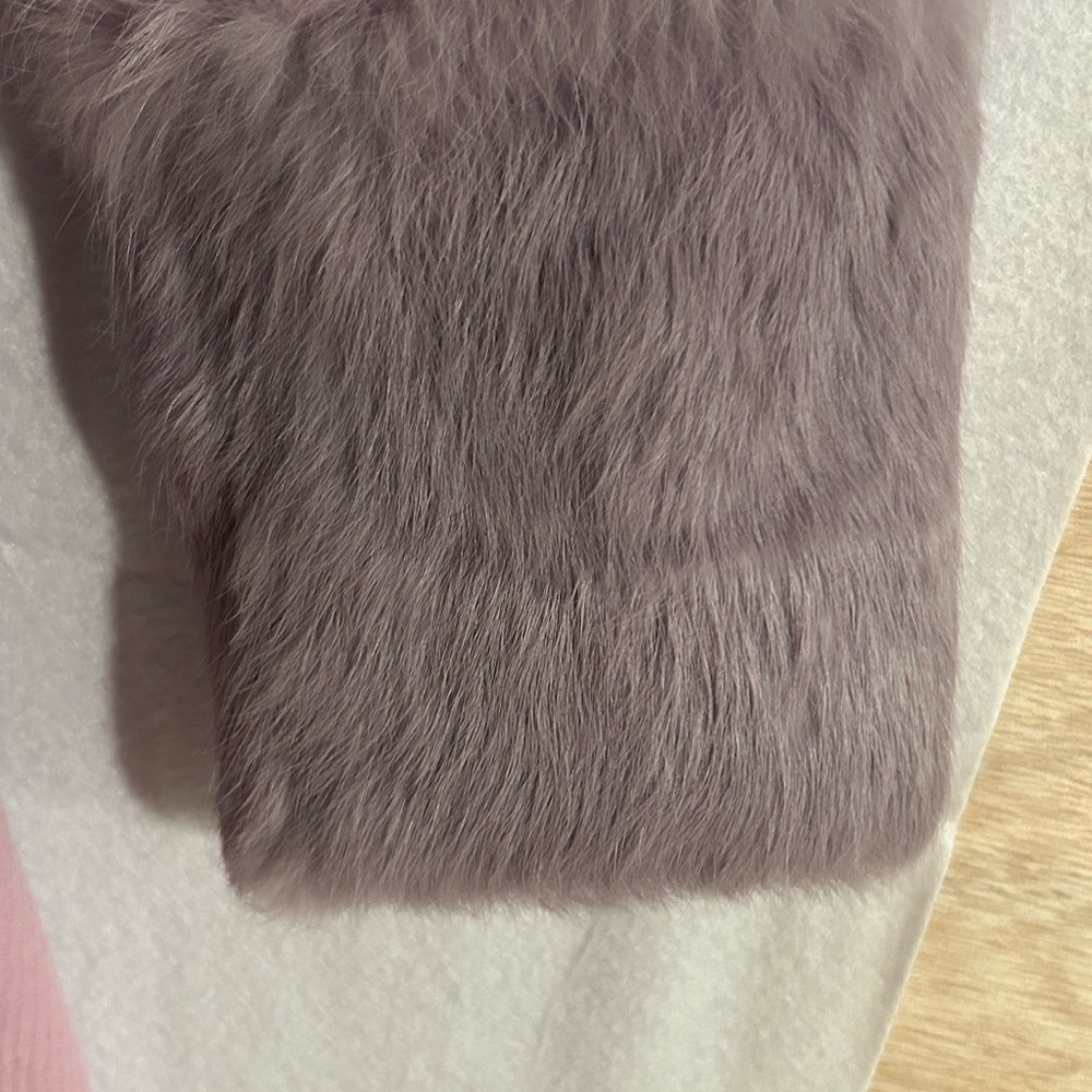 bebe Pink Trench Coat with Faux-Fur Collar and Cuffs 4033 - Picture 6 of 15